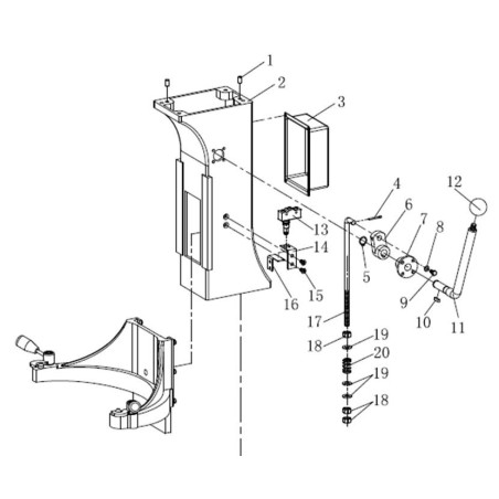 Pince de levage malaxeur M20A Partie 6