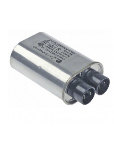 condensador de alta tensión para microondas 1,05µF tipo CH85-21105 2100V 50/60Hz doble 365158