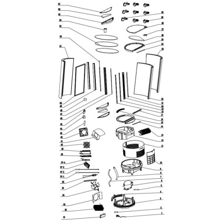 Soporte de bandeja pos. de montaje atrás Ningbo-Rotor ARC-100  698941 1.1.C.C21.04