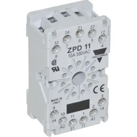 Zócalo Relé Ozti 6231.00023.14 ZPD-11 10A 300VAC OBK1500 Carlo Gavazzi