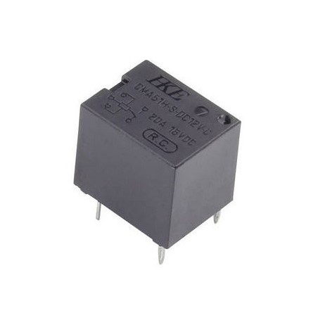 Relé HKE para circuito impreso CMA51H-S-DC12V-A 20a 16VDC