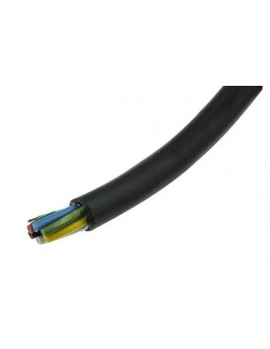 Cable PVC célula de carga  apantallado 6 hilos 0.25 mm²  Ø 6 mm