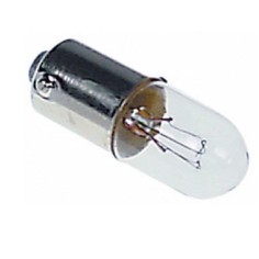 ampoule à incandescence culot Ba9s 24V 2W ø 10mm L 28mm claire 359807