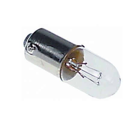 bombilla incandescente casquillo Ba9s 24V 2W ø 10mm L 28mm claro 359807