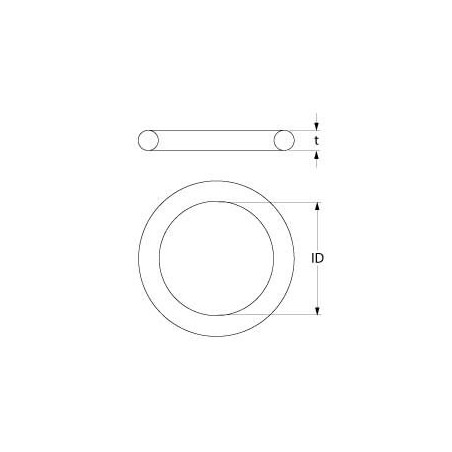 junta toroidal EPDM espessura 3mm int.ø 26mm UE 1 pçs 532675