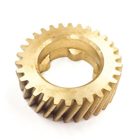 Engrenagem Bronze 30 Dentes Parafusos 10mm Cortadora Boston