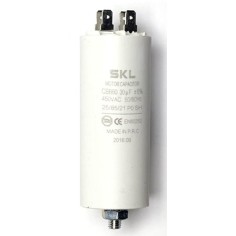 condensateur de service capacité 30µF 450V 50/60Hz