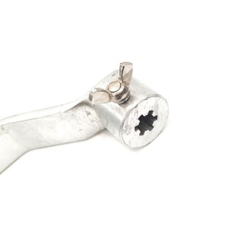 Manual stuffing machine handle crank SV15 with star