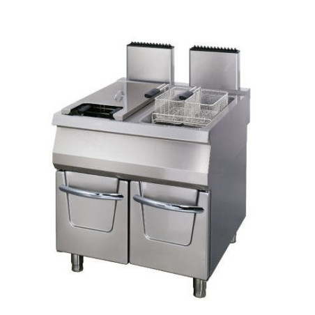 Friteuse industrielle à gaz 22+22 Litres OFGI 8090 22+22KW