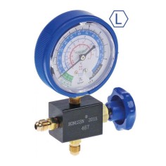 1-way gauge analyzer model HS-467AL ø 80mm R12/R22/R134a/R404a 1/4" SAE