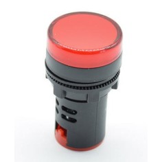 Lâmpada de sinalização Vermelha Ø22mm 220V AD16-22D-S31 SL-48