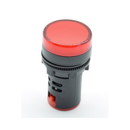 Lámpara de señalización  Roja Ø22mm 220V AD16-22D-S31 SL-48