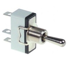 Interrupteur à bascule ON-OFF-ON filetage M12x0,75 1CO 250V 15A 346517 MS-1 MS-2