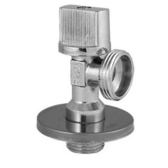 Robinet d'arrêt en équerre 1/2" - 3/4"