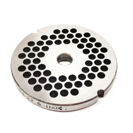 Placa Moedor de carne 22 Furo 6mm 2 Entalhes Enterprise Inoxidável
