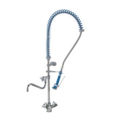 Douche + Robinet à deux eaux pour vaisselle