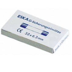 fusível fino medida ø6,3x32mm 16A retardado 358793 10 unidades CT632316 ELE0003035 3049067