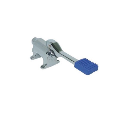 grifo de agua 1/2" con pedal agua fría montaje en suelo  tamaño