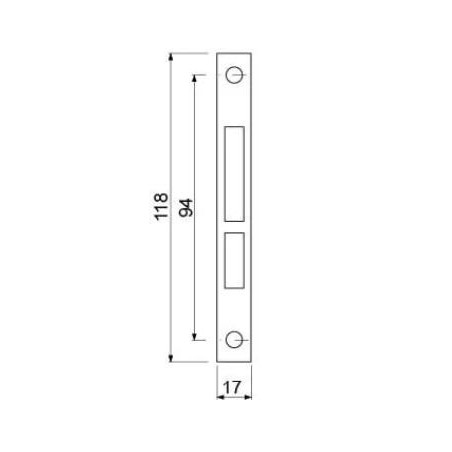 support de distance de fixation 94mm charnière pour four 700001 Turhan Ozti
