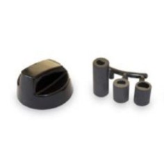 Pomo universal ø 40mm eixo ø variável 8x6,5mm 6x4,6mm