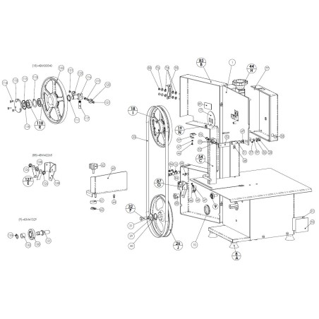 Bras pousseur Sierra Mainca BM-170 BM-180 5BM30826