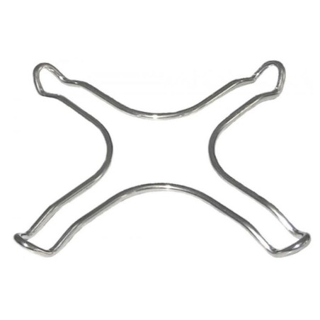 Rejilla reductora L 260mm An 260mm acero cromado 210050