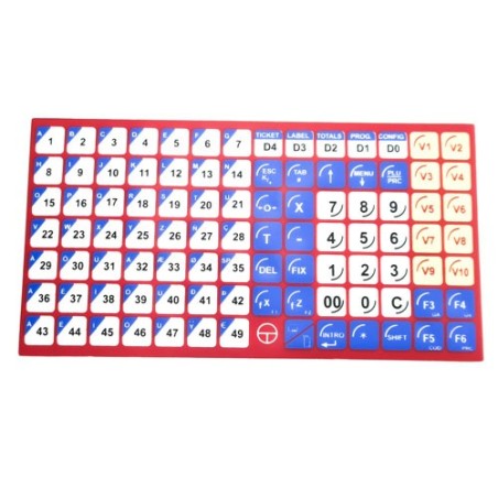 Panneau de commande de la balance Epelsa Jupiter 98T. V10 240x126mm Rouge 571601289