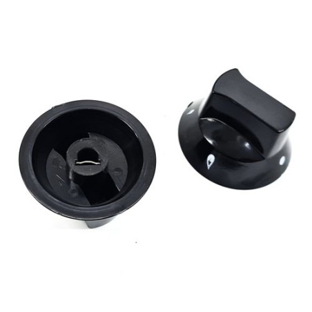 Mando Plástico Eje  8x6mm  Diámetro ø 65mm Ozti Doner 2859.D30.GR008.01