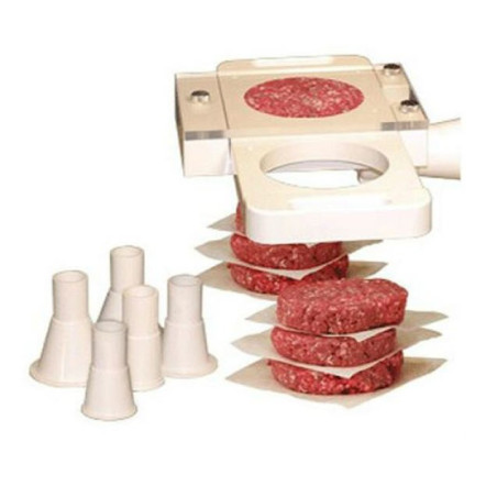 Hamburger former to attach to mincer or sausage stuffer Ø100mm h18mm