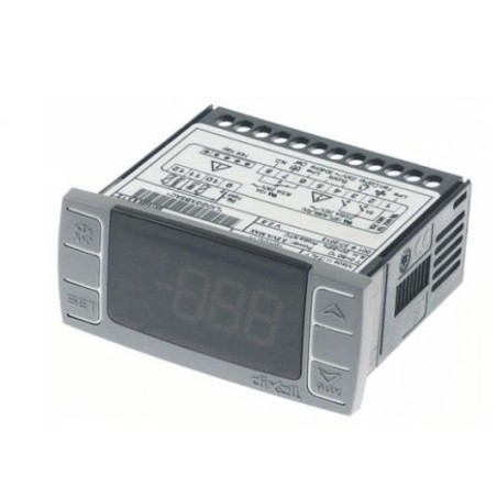 Contrôleur électronique DIXELL XR06CX-5N0C1 dimension de montage 71x29mm alimentation 230V tension AC 378363 BD600