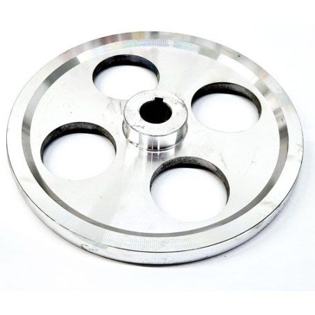 Poulie moteur en aluminium pour scie à os BR-074 Ø210mm Axe Ø21mm W16mm