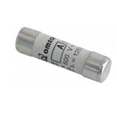 fusível fino medida ø10x38mm 10A nominal 500V tipo Gg rápido UE 1 pzs 358031