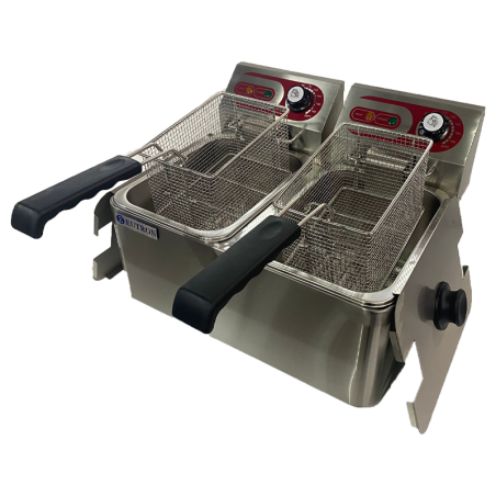 Fritadeira elétrica Cuba Dupla EF-4Lx2 4+4 Litros 2,5+2,5KW