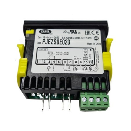 Thermostat Numérique Carel PJEZS0E020 PJEZ 230VAC 30A 2NTC Buzzer