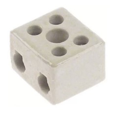 connecteur en porcelaine 2 pôles 10mm² max. 30A 550115