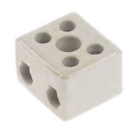 conector de porcelana 2 polos 10mm² máx. 30A 550115