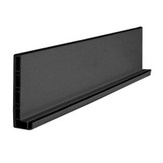 PVC profile contour black frame (3-meter strip)