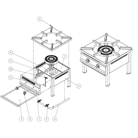 Turhan Stove Burner Ø268mm TC.KOG100