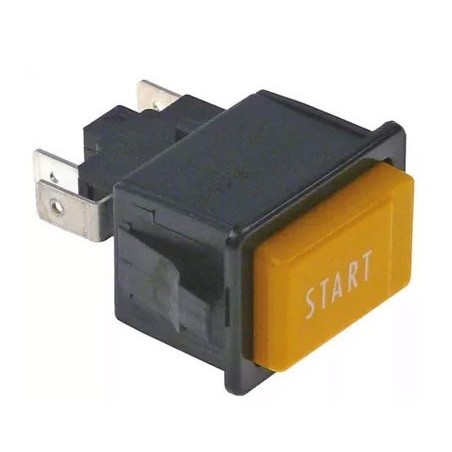 poussoir 34x23mm jaune 1CO 250V 16A START Project  347311 051142