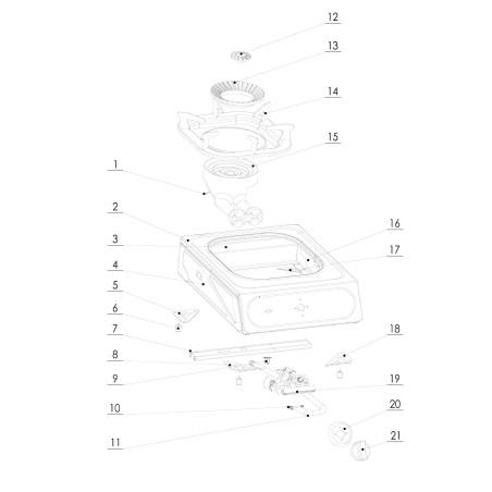 Bocal Conector 1/2" curvado Saída Ø 10mm gás butano propano 2 peças SRB