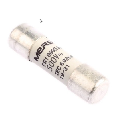 Fuse size ø10x38mm 6A nominal 500V type Gg fast EU 1 pcs RO15 RT18 RT14