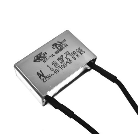 Condensateur Filtre pour contacteur Lave-vaisselle Marchef LBU YRELK1952 0,24mf 100 Ohm 60384-14 câble 200mm