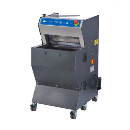 Fatiadora de pão automática com tampa de segurança