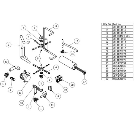 Conector Lava-louças 40 - 50 Marchef LBU BYM