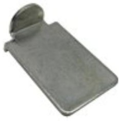 Soporte Cremallera U Cincado  Tipo A 026670-004 Medidas (LxWxh): 32x20x9 mm