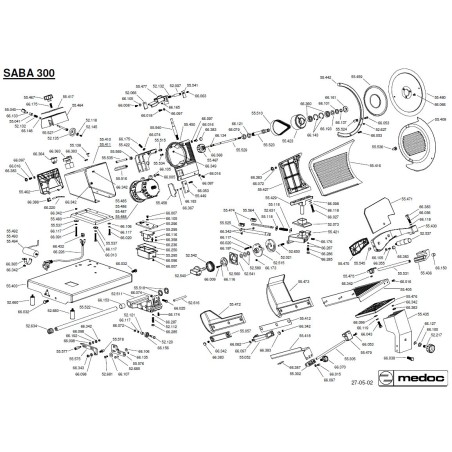 Belt Medoc Saba 55510 Poly V 356 J10 I25-33 Optibel