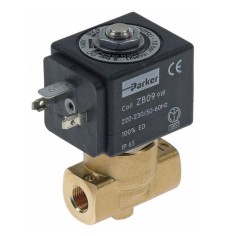 vanne magnétique 2 voies 230 VAC raccord 1/8" 27652 370206 Parker