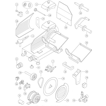 Cuchilla Cortadora Sammic GC-220 6052536 Original
