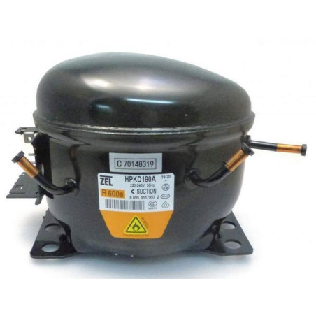 Compressor refrigerante R600a HPKD190A 220-240V 50hz 1/4+ ZEL BC600 750909
