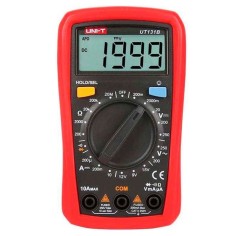 Multimetro digital UNI-T UT136B 2.0" LCD - rojo + gris (1 x 9V)